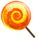 candy orange icon